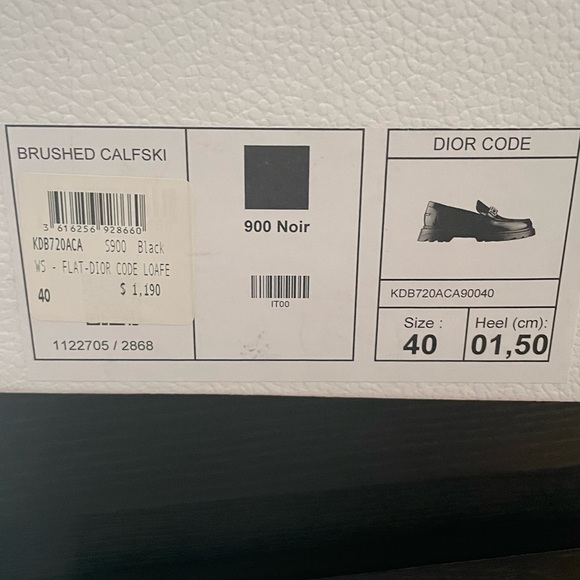 Dior Black Leather Loafers - Picture 11 of 11